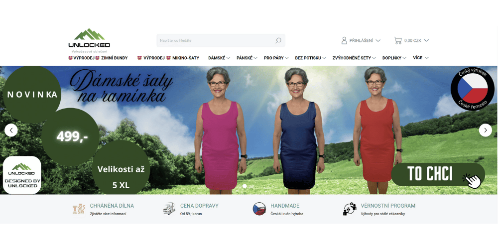 Reference e-shop unlocked.cz