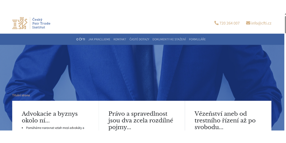 Reference pronájem reklamního prostoru třetí straně cfti.cz